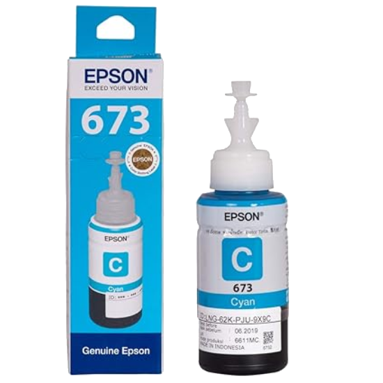 Epson 673 CY Ink Bottle (Cyan) - 70 ml